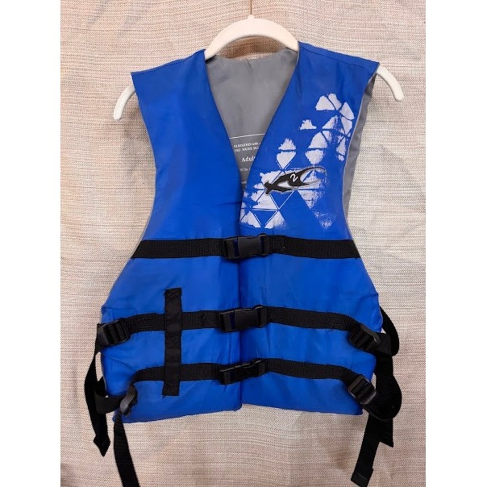 Prestige Mfg Adult Universal Life Vest Blue Type III PFD USCG Approved Model 200